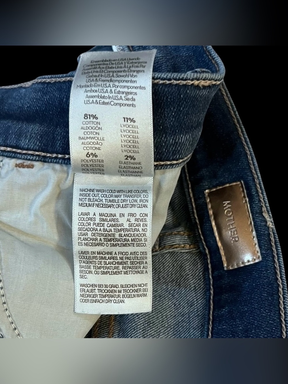 MOTHER Hustler Ankle Fray, Size 26 - Picture 14 of 16